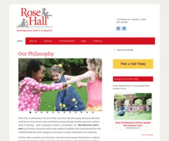 Rosehallmontessori.org(Nuturing curious minds and caring spirits) Screenshot