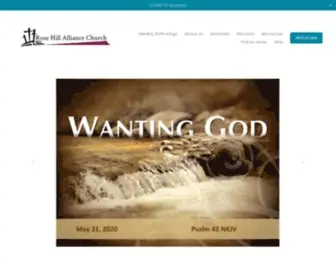 Rosehillcma.org(ROSE HILL ALLIANCE CHURCH) Screenshot