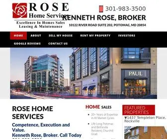 Rosehomeservices.com(Rose Realty) Screenshot