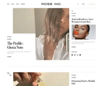 Roseinc.com(Rose Inc) Screenshot