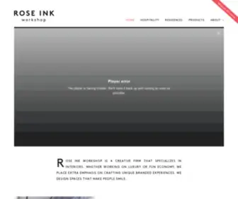 Roseinkworkshop.com(Art Directed Spaces That Make You Smile) Screenshot