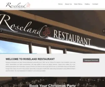 Roselandrestaurant.com(Roseland Restaurant) Screenshot