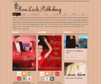 Roselarkpublishing.com(Home) Screenshot