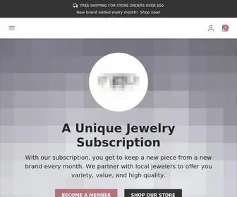 Roselium.com(Monthly Jewelry Subscription Box) Screenshot