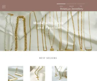 RoseluxJewellery.com(Home) Screenshot