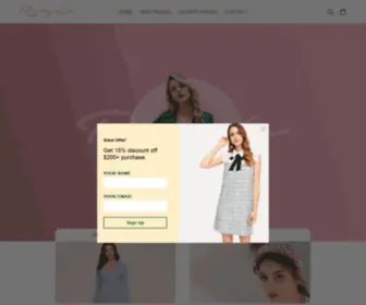 Roseluxurygoods.com(Rosé) Screenshot