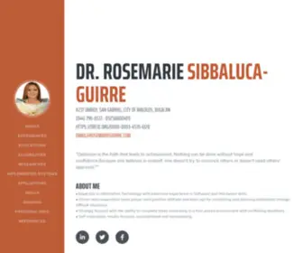 Rosemarieguirre.com(Rosemarie Sibbaluca) Screenshot