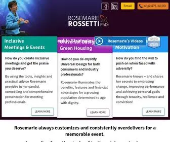 Rosemariespeaks.com(Rosemarie Rossetti) Screenshot