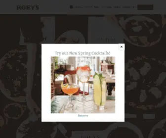 Rosemaryspizza.com(Roey's) Screenshot