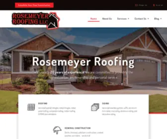 Rosemeyerroofing.com(Rosemeyer Roofing Company) Screenshot