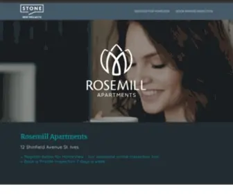 Rosemillstives.com.au(Rosemill Apartments) Screenshot
