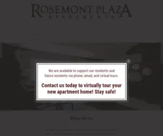 Rosemontplaza.com(Rosemont Plaza) Screenshot