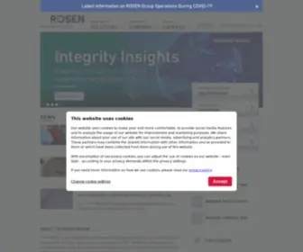 Rosen-Group.com(The ROSEN Group) Screenshot
