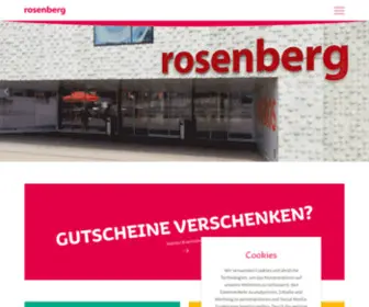 Rosenberg.ch(Einkaufserlebnis für die ganze familie) Screenshot
