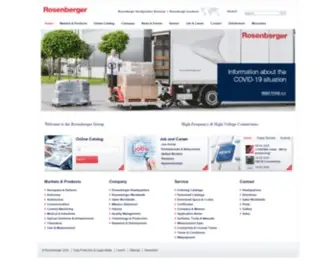Rosenberger.com(Rosenberger) Screenshot