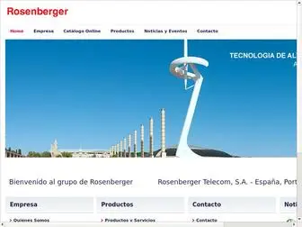 Rosenberger.es(Rosenberger) Screenshot