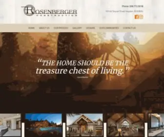 Rosenbergerhomes.com(Rosenberger Construction) Screenshot