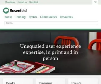 Rosenfeldmedia.com(Rosenfeld Media) Screenshot