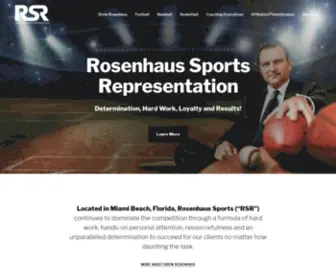 Rosenhaussports.com(Rosenhaus Sports Representation) Screenshot