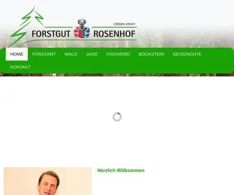 Rosenhof.co.at(Forstgut Rosenhof) Screenshot