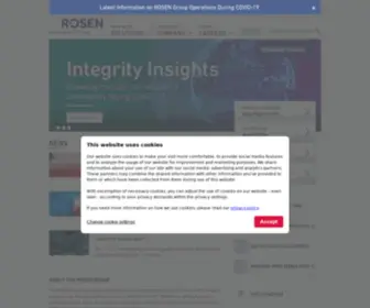 Roseninspection.com(The ROSEN Group) Screenshot