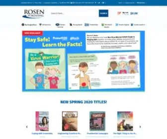 Rosenpublishing.com(Rosen Publishing) Screenshot