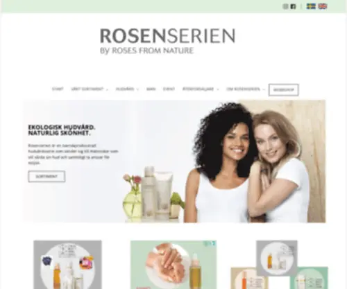 Rosenserien.se(Start) Screenshot