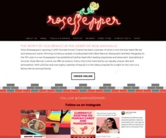 Rosepepper.com(Rosepepper Cantina) Screenshot