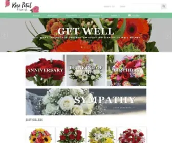 Rosepetalflorist.net(Rose Petal) Screenshot