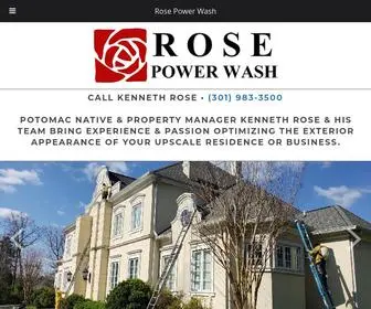 Rosepowerwash.com(Welcome: Rose Power Washing Services) Screenshot