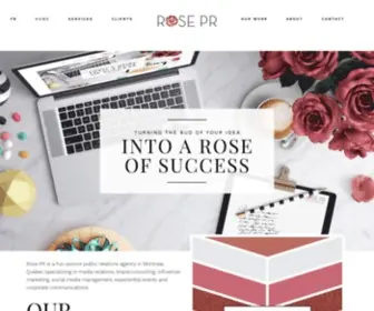 Rosepr.ca(Rose PR) Screenshot