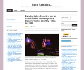 Roserambles.org(What in the World) Screenshot