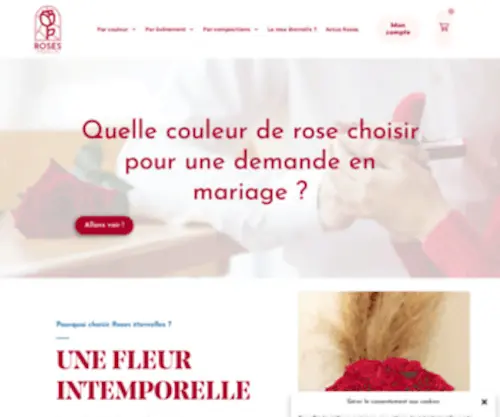 Roses-Eternelles.fr(Roses éternelles) Screenshot