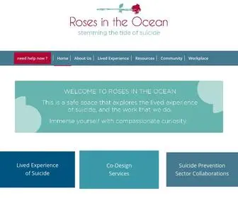 Rosesintheocean.com.au(Roses in the Ocean) Screenshot