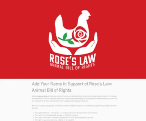 Roseslaw.org(Rose's Law) Screenshot