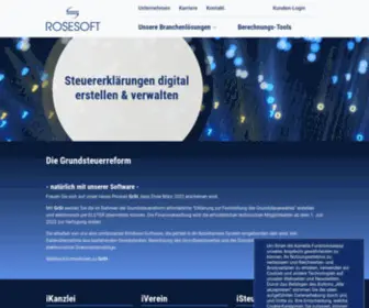 Rosesoft.de(Software für Steuerberater) Screenshot