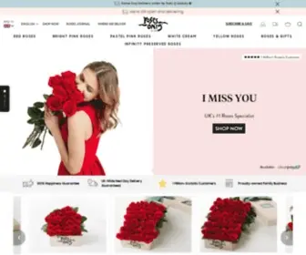 Rosesonly.co.uk(Roses Only) Screenshot