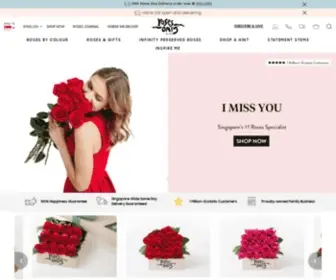 Rosesonly.com.sg(Same Day Flower Delivery) Screenshot