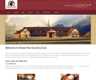Rosesrun.com(Roses Run Country Club) Screenshot
