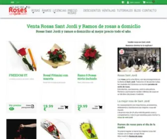 Rosessantjordi.com(Rosas de Sant Jordi) Screenshot