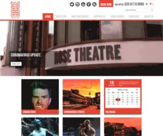 Rosetheatrekingston.org(The Rose Theatre) Screenshot