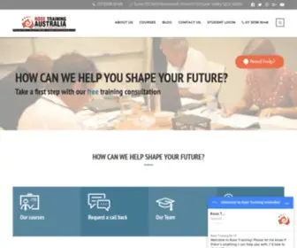 Rosetraining.com.au(Upgrade yourself by taking career training from Brisbane's leading training organisation) Screenshot