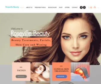 Rosevillebeauty.com.au(Luxurious Beauty Salon) Screenshot