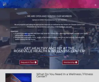 Rosevillehwc.com(Roseville Health & Wellness Center) Screenshot