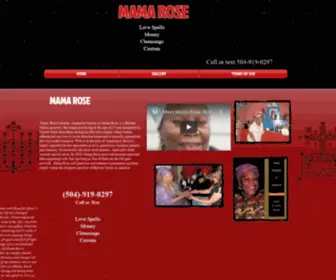 Rosevoodoo.com(Mama Rose) Screenshot