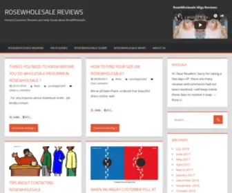 Rosewholesalereviews.com(Dit domein kan te koop zijn) Screenshot