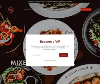 Rosewoodgrill.com(Rosewood Grill) Screenshot