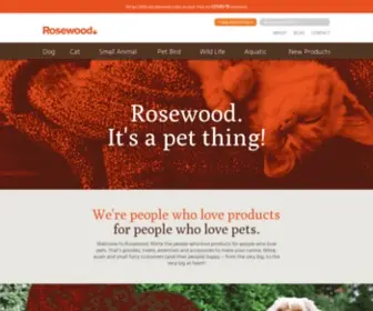 Rosewoodpet.com(Rosewood Pet Products) Screenshot