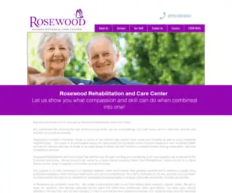 Rosewoodrcc.com(Rosewood Rehabilitation and Care Center) Screenshot