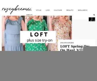 Roseybeeme.com(Plus Size Boho Style) Screenshot